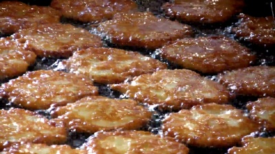 油炸土豆条     