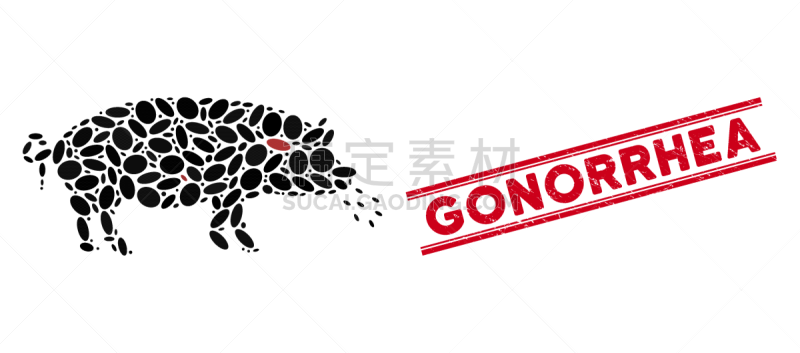 猪,淋病,瘟疫,计算机图标,镶嵌图案,线条,生物学,病毒,水印,发狂的