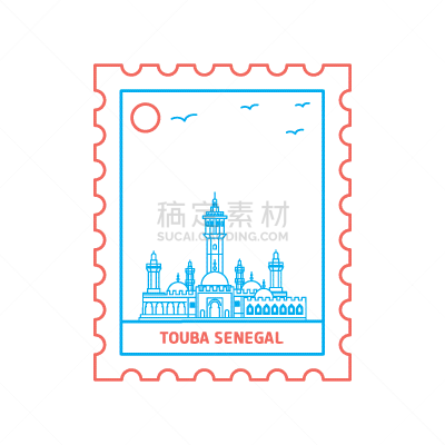 红色,蓝色,塞内加尔,图巴,分界线,人,黎明,式样,古老的