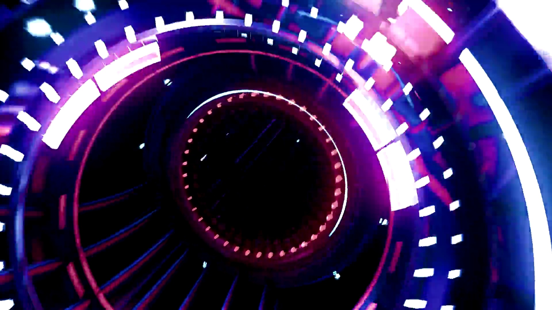 主播环路霓虹灯数字通道