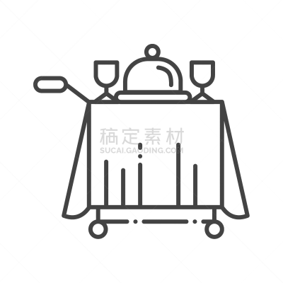食品,个人卫生用品,晚餐,符号,早餐,酒店,移动应用程序,女佣,线图标,午餐