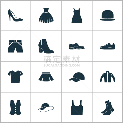 衣服,高雅,计算机图标,袜子,人,呢帽,华贵,秋天,收集,布置