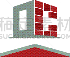 商务,建筑业,中世纪花饰字母,品牌名称,公寓,几何形状,字母,房屋,砖,信函