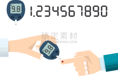 动物手,血糖检测,健康保健,人,计量器,压力,测量,生病