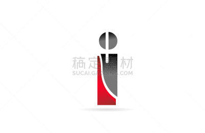 商务,红色,字母,品牌名称,黑色,灰色,英文字母I,白色,创造力,设计