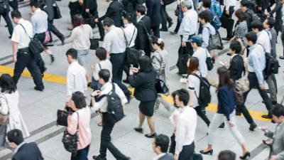 日本人在东京上班