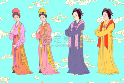 宋朝,女人,人,女孩,女性特质,自然美,传统,布置,复古