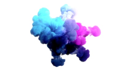 白色有色烟雾爆炸