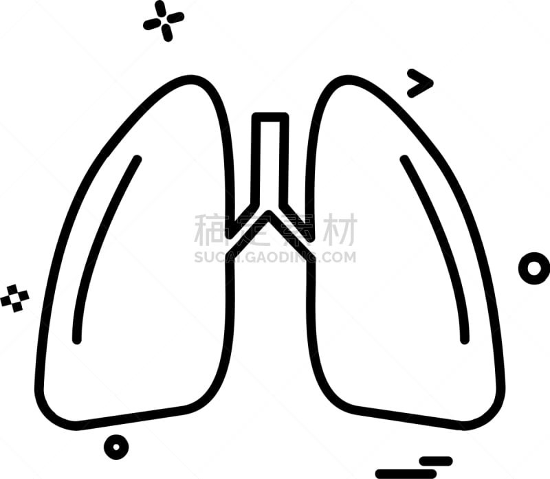 计算机图标,动物肺,人,形状,白色,概念,顺序,设计,生病