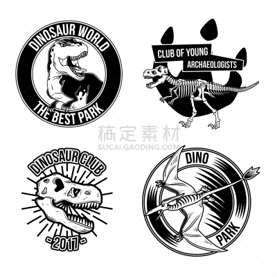标签,恐龙,证章,品牌名称,华丽的,事件,单词,已灭绝生物,侏罗纪