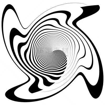 螺线,白色,分离着色,催眠师,不规则的,形状,漩涡形,圆形,迷幻色,黑色