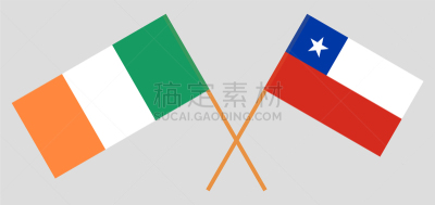 智利,爱尔兰共和国,运动,横越,矢量,彩色图片,埃林