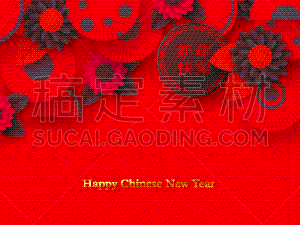 节日,式样,春节,华丽的,传统,折纸工艺,华贵,传统节日,动物,装饰物