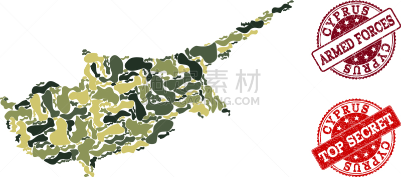 塞浦路斯,伪装色,希腊,肮脏的,水印,构图