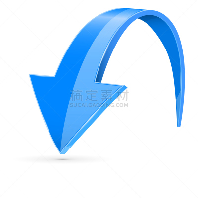 三维图形,箭头符号,标志,蓝色,光标,阴影,圆形,绘画插图,方向,透视图