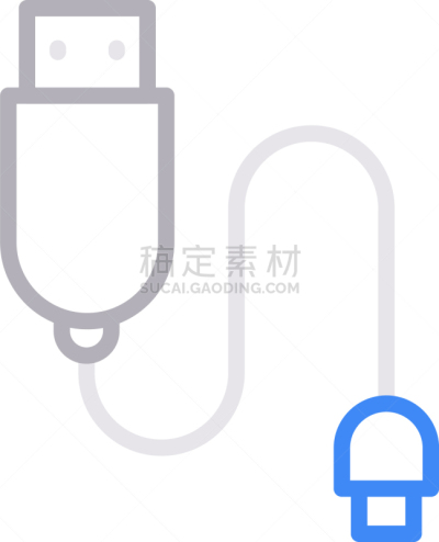 数据线,USB线,分离着色,白色,电缆,插座,概念,技术,图像,设计