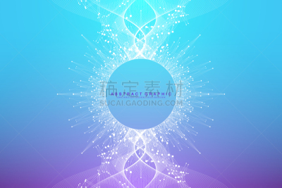 点连成线,矢量,波形,背景,绘画插图,量子科技,抽象,联系,流动,行动