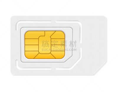 SIM卡,电脑芯片,数字化显示,分离着色,白色,计算机,金属,黄金,空白的,沟通
