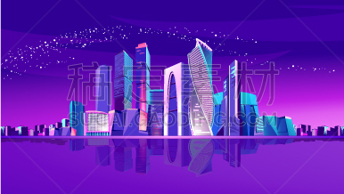 莫斯科,城市,霓虹灯,黄昏,河流,运河,天空,建筑,景象,剪影