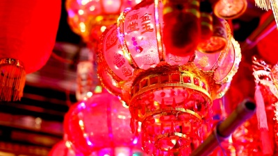中国新年的红灯笼