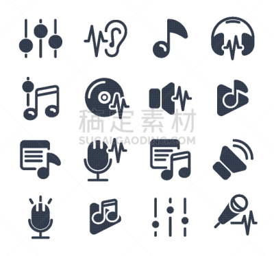 放音设备,舞台,传媒,音乐,频率,声波,图像,矢量,竖笛,弯曲