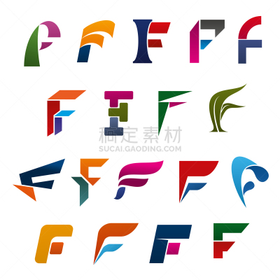 字母,英文字母F,烙铁,极简构图,字体,创造力,商务,几何形状,设计,弯曲