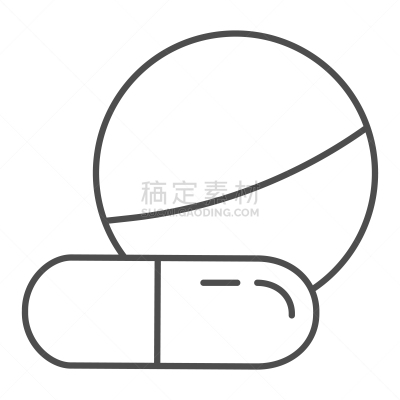 药,药丸,细的,绘画插图,白色,轮廓,数字10,矢量,移动应用程序,胶囊