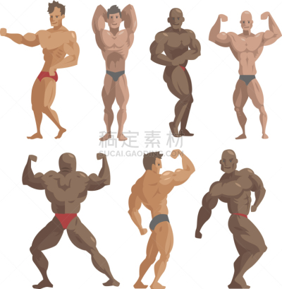 健美身材,性格,矢量,人,硬朗,男人,图像,力量,训练,锻炼
