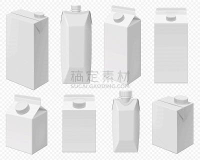 牛奶瓶,盒子,果汁,纸盒,饮料,奶制品,纯净,瓶盖,清新,背景分离