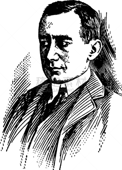 Guglielmo Marconi,白色,发明家,矢量,工程师,1874,图像,电,雕刻图像,复古