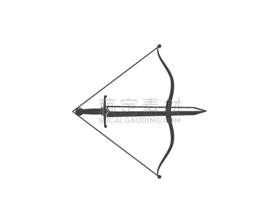 箭术,剑,绘画插图,矢量,计算机图标,模板,箭,品牌名称,传统,运动