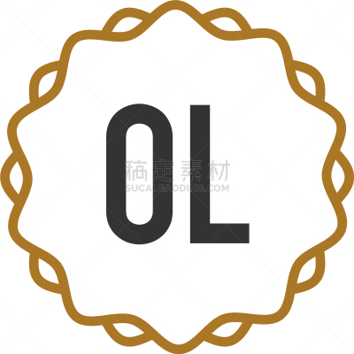 initial letter ol elegance creative logo