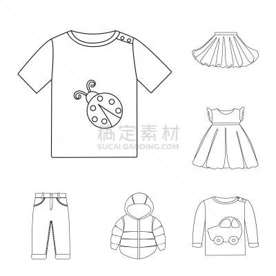 品牌名称,儿童,衣服,可爱的,外套,公主,小的,裙子,设计,布置