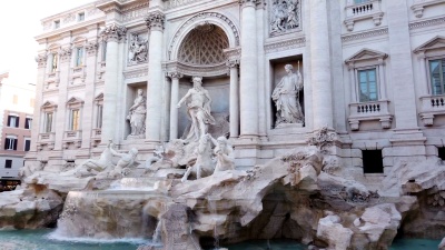 在罗马的Trevi foutain