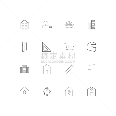 直的,建筑业,极简构图,建筑体,计算机图标,房地产,手摇车,房屋,三角板,豪宅