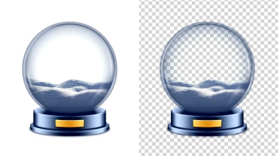 Snow Globe+色度键+Snow Alpha