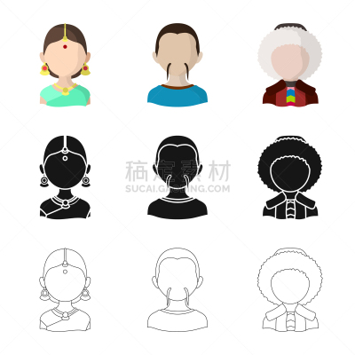 分离着色,房地产,图标,人造物,传统,饰头巾,人种,女人,哈萨克人,模仿