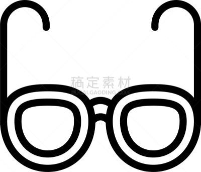 眼镜,时尚,轮廓,计算机图标,简单,商务,塑胶,视力,技术,现代