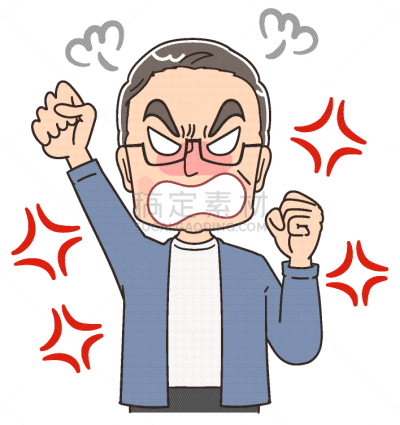 灰发,老年男人,蓝色,氦,表现消极,衣服