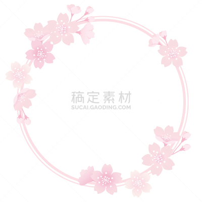 边框,樱之花,华丽的,白色背景,图像,可爱风,花蕾,长袖和服,吉野樱花,女儿节