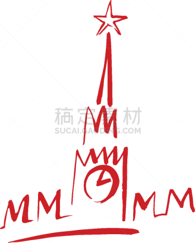莫斯科,克里姆林宫,动物手,列宁,人,红色,砖,过时的,绘制