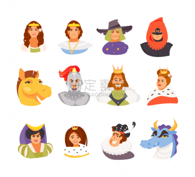 童话故事,性格,公主,女人,儿童,刽子手,欢乐,怪物,女孩