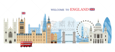 英格兰,著名景点,伦敦,塔桥,商店,双层巴士,旅途,矢量,度假