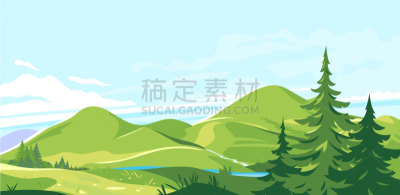 地形,山脉,背景,草坪,周末活动,野生动物,简单,草,春天,小路