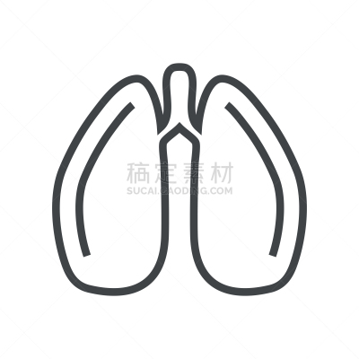 人类肺脏,线图标,生物学,有序,健康保健,细的,维管束,设备用品,食品加工厂,背景