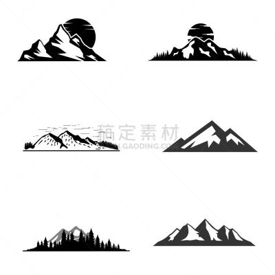 户外,标签,符号,计算机图标,矢量,标志,山,徒步旅行,冒险,旅行