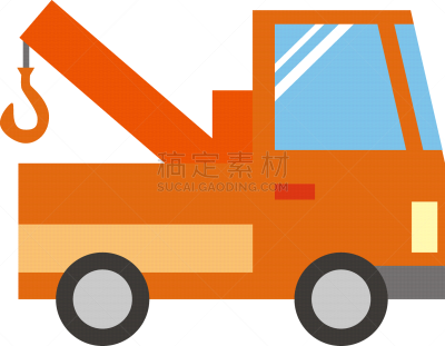 拖运卡车,商务,卡车,汽车,垂直画幅,图像,交通方式,无人,矢量,绘画插图
