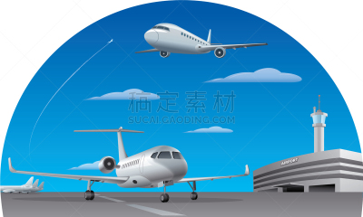 机场,军用机,旅途,图像,矢量,乘客,抵达,离开,旅行,旅游