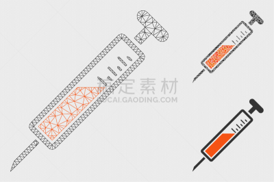 三角形,铁丝网,模型,健康保健,药,一个物体,几何形状,注射