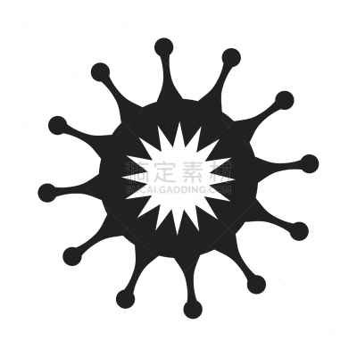 分离着色,细菌,计算机图标,白色,生物学,微生物学,健康保健,计算机,技术,纤毛